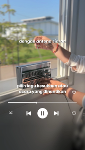 Radio Jadul Internasional Portable 3 Band FM AM SW Bisa AC DC Suara Jernih Desain Retro Elegan