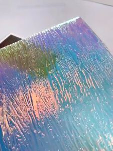 Papan Display Nail Art Display Kuku Akrilik Display Nail Art Efek Aurora Transparan Bening