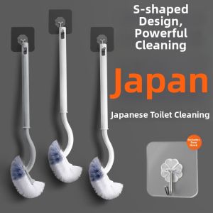 Comprehensive Soft Bristle Long Handle Wall Mount Toilet Brush
