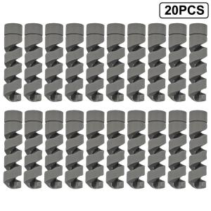 20PCS Silicone Spiral Cable Winder Cable Saver Cover USB Wire Protection For Android Phone Mouse Earphone Date Cord Winder Clip