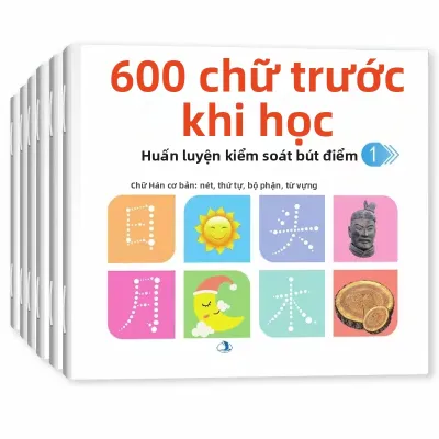 Sách Luyện Tập Ký Tự Trung Quốc Cho Học Sinh Mầm Non