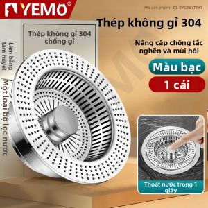 YEMO | Lọc Chậu Rửa Inox Chống Hôi