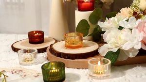 Ikea Tealight Candle Holder Home Décor Ornament Candle Holder Romantic Candlelight Dinner Clear Glass Candle Cup