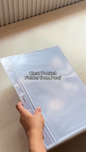 Pouf Pocket [Clear 3-Ring Pocket Organizer]