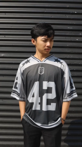 Zap Apparel / Jersey / Oversize / Retro / Vintage / Streetwear / Rugby / Black Core / Sport Style / Olahraga / American Football / NFL 42