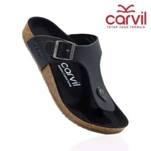 Carvil Sandal Pria Benzo-01M Black/Sandal carvil sandal pria terbaru sandal pria terbaik