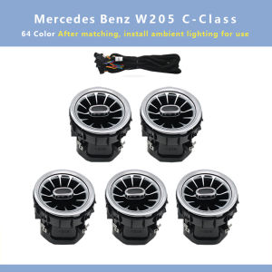 Car Air Conditioner Vents Decorative Light Retrofit 3/64 Colours Ambient Light For Mercedes-Benz W205/C-CLASS/X253/GLC-CLASS