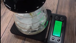 【24 hour shipping】5kg/0.1g Drip Coffee Scale With Timer Portable Electronic Digital Kitchen Scale High Precision LCD Electronic Scales