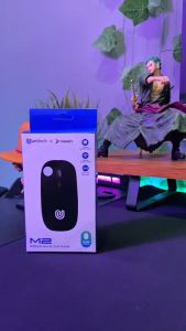 Mouse Wireless Slim Unitech M2 2.4Ghz untuk Notebook Laptop PC Computer Komputer Baterai AAA