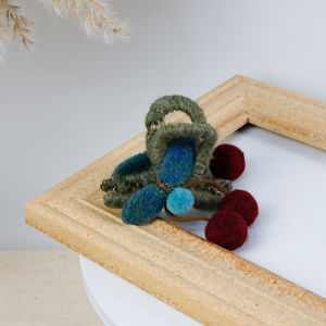 Cherry Headwear Hair Accessories Hair Clips Twisted Tail Cherry New Chinese Style Autumn Winter Hairpins  Outlined Korean Style