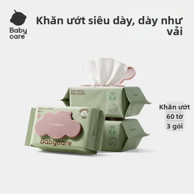 BC BABYCARE | Khăn Ướt Cho Bé Dùng Tay Miệng Mông Đầy Đủ Hơn Gói Lớn