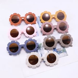 [COD] Kacamata Anak Bentuk matahari Kacamata bentuk bunga Kacamata Hitam Anak Anti UV Anti Radiasi