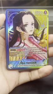 Bandai | DIY ONE PIECE Collection Cards OP14 Boa Hancock Clinton Barton EN High Quality Self Made Game Anime Cards Gift Toy