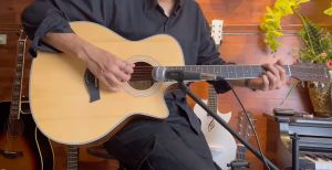 Enya EAG40N /EAG40E พร้อมกระเป๋ากีตาร์โปร่งไฟฟ้า