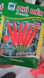 Hạt Giống Ớt Chỉ Thiên Vifon 686 Phú Điền (Gói 5gr)-Cây sinh trưởng khỏe sai trái thị trường ưa chuộng