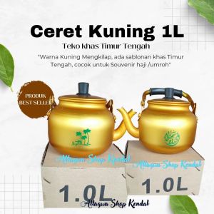 Ceret Kuning 1L Khas Arab /Teko Emas Arab Air Zam-Zam (ada sablonnya)