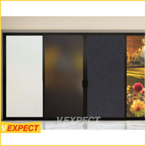 Vexpect Window Glass Privacy Sticker Sun Blocking Frosted Glass Window Film Non Adhesive Opaque Window Stickers