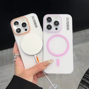 Magnetic Case For Samsung Galaxy A57 A56 A55 A36 A35 A26 A25 A16 A15 A06 For Magsafe Wireless Charge Matte Shockproof Back Cover