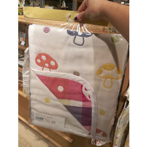 Hoppetta Hopping Baby Cotton Muslin Six-Layer Air Conditioner Quilt Summer Cool Quilt Direct Store Purchase for Newborn Babies