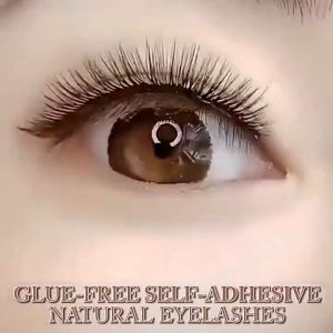 [TANPA LEM] Bulu Mata Palsu 3D Langsung Tempel Korean Natural Fake Eyelash Strip Perekat Bulu Mata