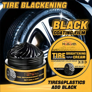 Car Tyre Retreading Wax Long-lasting Protection Against Dirt Tyre Aging Dust Polishing Wheel Brightening Cream Car Cleaner