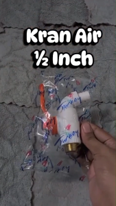 Kran Air Plastik Jumbo Taman Drat Kuningan Keran Tembok 1/2 Inch
