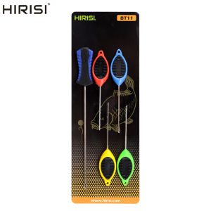 Bộ Dụng Cụ Câu Cá Chép Hirisi BT11 Gồm 5 Kim Xỏ Mồi Kim Nối Mồi Nổi Kim Nối Mồi Nặng Kim Tạo Móc Câu Tóc Phụ Kiện Làm Dây Câu.