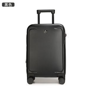 Ailouis Ultra-Thin Expandable Folding Carry-On Suitcase with Combination Lock And Four-Way Rotating Wheels Large Capacity Travel Bag for Women