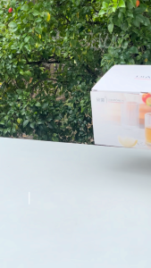 Hộp 6 Ly Thủy Tinh Uống Trà Đá Cafe Nước Ép Ống Sọc Suông 300ML DIAMONDS (DM335-3)