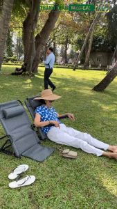 Ghế tựa lưng thư giãn VIP 8 cấp độ - Tiện dụng cho người lớn tuổi dân văn phòng đi dã ngoại du lịch