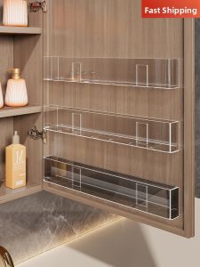 Wall-mounted Acrylic Bathroom Organizer for Face Masks
