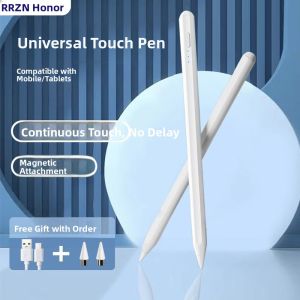 RQZN | Multi-Device Compatible Capacitive Stylus Pen for Apple Huawei Android - Magnetic Charging Student Drawing & Editing Pen