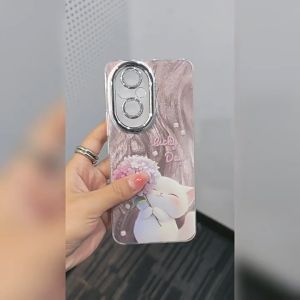 เคส Honor 200 5G เคส Honor 200 Pro 5G เคส Honor 200 Smart X7C ไฮเดรนเยียแมวเลนส์ทุกแพ็คแข็งเคสโทรศัพท์