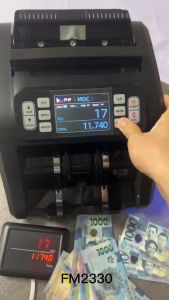 Money Counter with UV LED Display Statistical Amount Bill Counter Machine for Bank Store Detect Bill Authenticity Paper Currency Counter