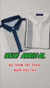 Áo polo dài tay nam áo thun dài tay Aligro có cổ họa tiết kẻ sọc co giãn cao cấp vải mềm mịn thoáng mát ALGAPD067