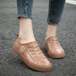 Fashion Rain Boots Womens Integrated Waterproof Shoes Student Kitchen Antiskid Shoe Waterproof Shoes Mens Wear-Resistant and Lightweight Rubber Shoes Summer