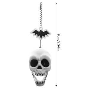 Key Pendant Halloween Skull Key Chain Portable Lightweight Small Bag Pendants For Kids Men Woman Boys Girls Festive Atmosphere