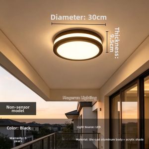 DUOSHANG | 3 in 1 Protection LED Ceiling Light Human Sensing Waterproof Anti-Insect