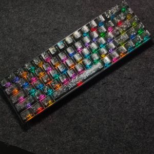 Bộ 119 Chi Tiết Bộ Phím Có Kết Cấu Sợi Carbon Trong Suốt Dành Cho Bàn Phím Cơ Cherry MX Tương Thích Với Bàn Phím Từ Tính
