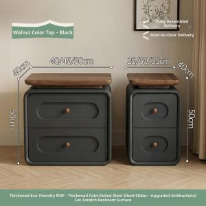ZHUSHANXIA | Home Bedroom Subsidy 2026 New Luxury Storage Bedside Cabinet