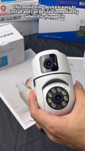 🔥ขายดีสุดTOP1🔥กล้องวงจรปิดไร้สาย V380 Pro IP Camera 5ล้านพิกเซลFull Color 5MP Security IP Camera แนวนอน 355 องศ ภาพสีตลอด24ชั่งโมง Night Vision กล้องวงจรปิด กันน้ำ มีไมโครโฟนและลำโพง