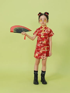 Set đồ couple cho bé trai bé gái phong cách trung hoa diện lễ tết trung thu năm mới size 100-180 hàng Quảng Châu cao cấp