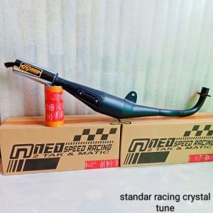 Knalpot Standar Racing Suzuki Crystal Tune Suara Garing Kemrincing