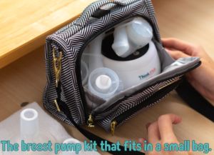 Think Milk Lite Pump Bottle and Accessories