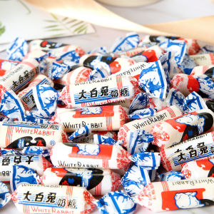 Shanghai Guanshengyuan Big White Rabbit Milk Candy Milk Candy Soft Candy Wedding Candy Loose Candy Snacks Leisure Candy