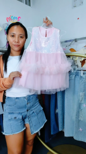 High Quality Dress for Baby Girl 1-4 Years Old Cute Pink Flower Lace Design Birthday Party Christening Casual Formal Dress for Toddler
