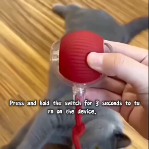 Electric Interactive Cat Toy Ball Super Drive Cat Rolling Ball Motion Activated Sensor Pet Kitten Tickle Game Toy