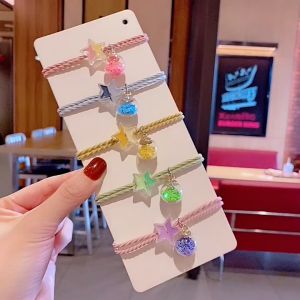 Set 5 Dây Cột Tóc Ngôi Sao Xinh Xắn Trẻ Trung Cho Nữ