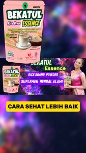 Bekatul Herbal Essence Rice Bran 100% Kulit Ari Beras Sereal Minuman Alami untuk Diabetes Kolesterol Hipertensi Asma dan Penyakit Hati | Praktis Aman Asli Efektif | asam lambung Suplemen Herbal Bisa COD Terlaris dan Berkualitas