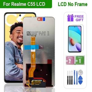 6.72" LCD Display For OPPO Realme C55 LCD Screen Touch Digitizer Assembly For Realme C55 LCD RMX3710 Display Replacement Parts